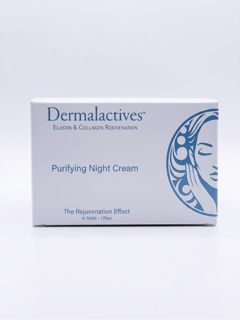 Purifying Night Cream — White with Blue Design